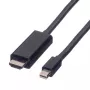 Cabo Mini DisplayPort VALUE Mini DP-UHDTV M/M 2 m