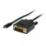 Adaptador de cabo de vídeo VALUE 11.99.5831 1 m USB C DVI preto