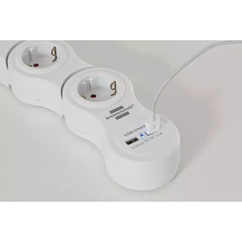 Régua de tomadas Brennenstuhl Vario 1,4 m 5 saídas CA interior