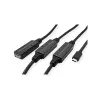 Cabo USB ROLINE 12.04.1068 USB 3.2 Gen 1 20 m USB C USB A preto