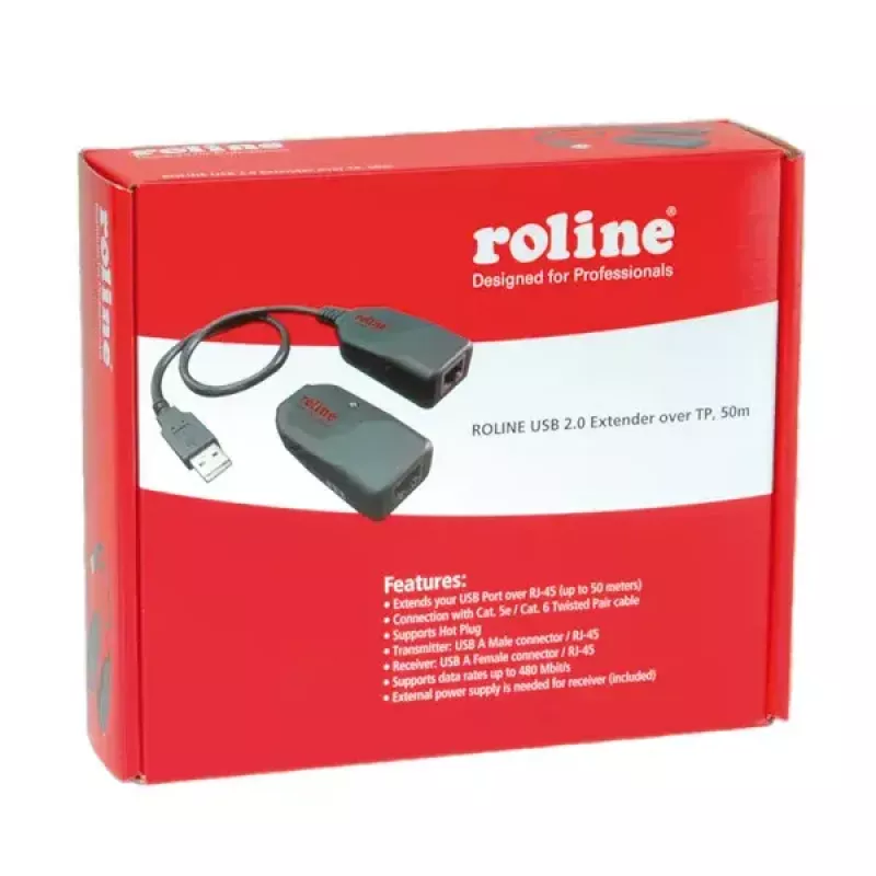 Extensor USB 2.0 ROLINE 12.04.1100
