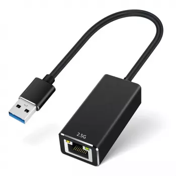 Placa de rede Ethernet VALUE 12.99.1135 interface USB com fios