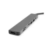 Dock para portátil VALUE 12.99.1136 com fios USB 3.2 Gen 2 Type-C preto cinzento