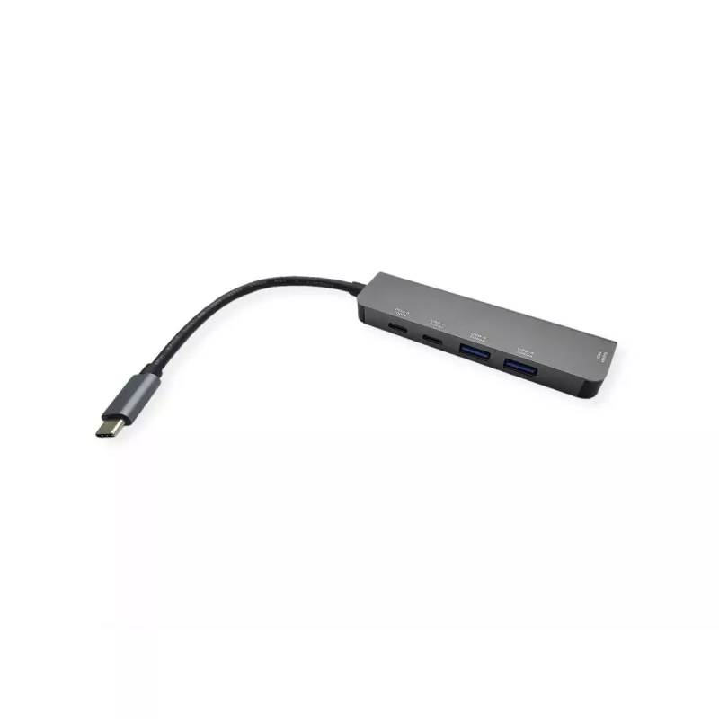 Dock para portátil VALUE 12.99.1137 com fios USB 3.2 Gen 1 Type-C preto cinzento