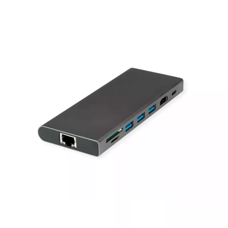 Dock para portátil VALUE 12.99.1138 USB 3.2 Gen 1 Type-C com fios