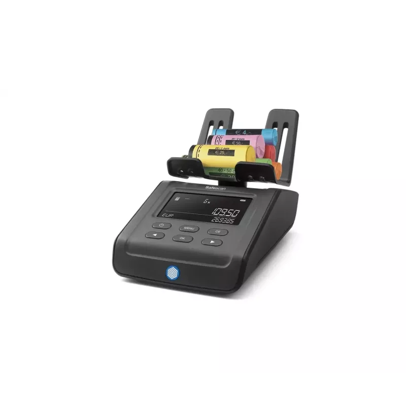 Máquina de contar moedas Safescan 6175, preto, LCD, AC 110-240V