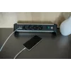 Extensão de energia Brennenstuhl 1391040410 1,8m 4 tomadas CA interior preto prateado