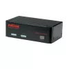 Comutador KVM ROLINE, 1 utilizador, 2 PCs, DisplayPort com hub USB