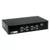 Comutador KVM ROLINE, 1 utilizador, 4 PCs, DisplayPort com hub USB