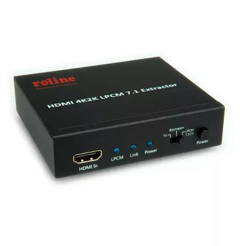 Extrator de áudio ROLINE HDMI 4K2K LPCM 7.1