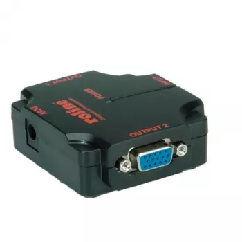 Splitter de vídeo VGA ROLINE 450 MHz, 2 vias