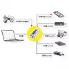 Hub USB ROLINE 3.2 Gen 1 14.02.5058 preto 5120 Mbit/s