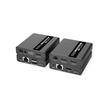 Extensor KVM transmissor e recetor VALUE 14.99.3042 HDMI USB com fios 70 m
