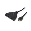 Comutador HDMI VALUE 14.99.3567, HDMI, 4K (3840x2160) 60 Hz, 3 entradas, preto