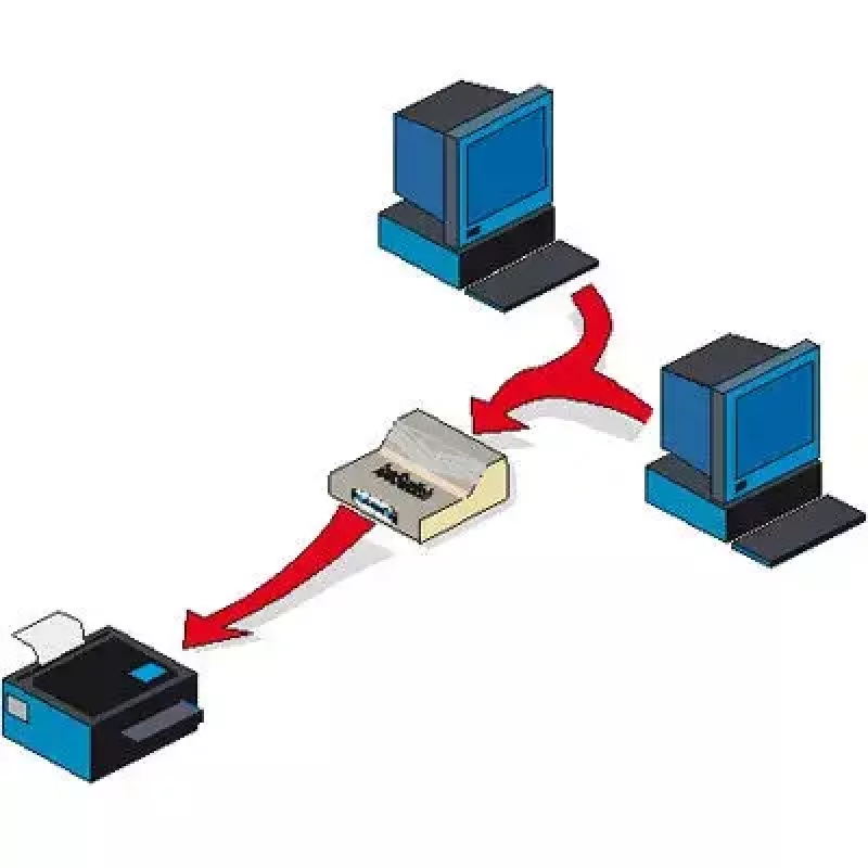Comutador de impressora USB 2.0 Value 14.99.5032