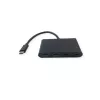 Hub de interfaces USB-C VALUE 14.99.5041 — USB 3.2 Gen 1 Type-C/Type-A, 1000 Mbit/s, alumínio, preto, 76×46×12,2 mm