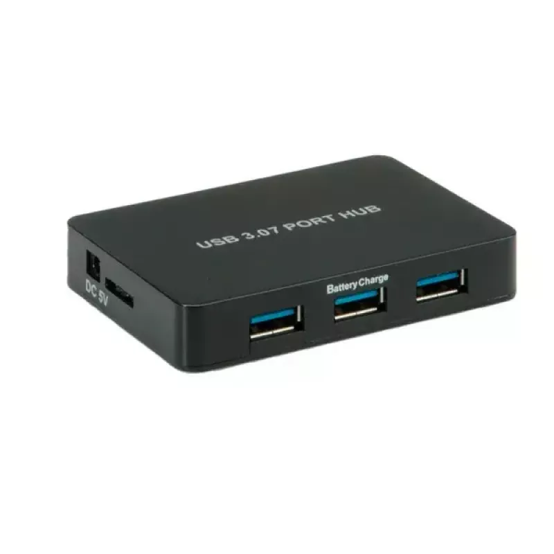 Hub USB VALUE USB 3.0 Desktop 7 portas com fonte de alimentação
