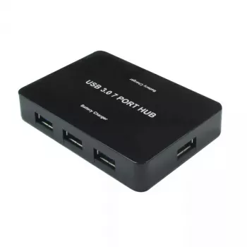 Hub USB VALUE USB 3.0 Desktop 7 portas com fonte de alimentação