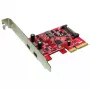 Adaptador PCI Express x4 ROLINE 2 portas Type-C USB3.1
