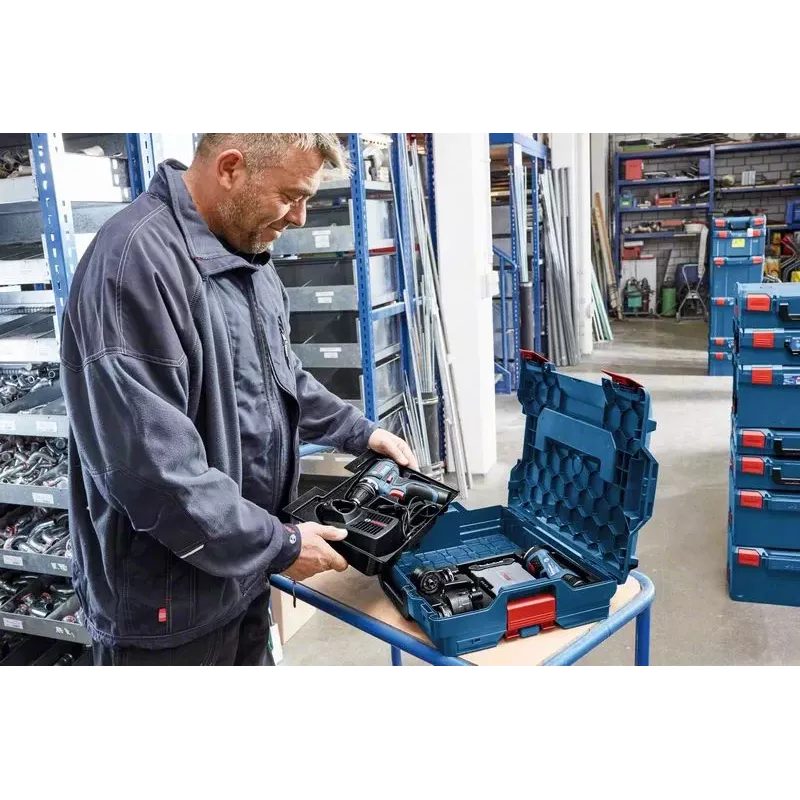 Caixa de armazenamento Bosch 1 600 A01 6NA retangular acrilonitrilo-butadieno-estireno (ABS) azul