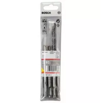 Conjunto de brocas Bosch 1 617 000 118 3 unid. SDS Plus 5,0 mm 6,0 mm 8,0 mm