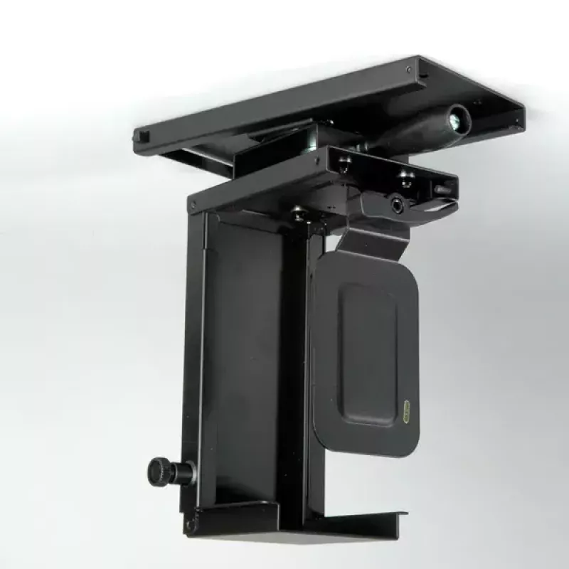 Suporte de CPU sob a secretária ROLINE suporte para mini PC extensível com função de rotação preto