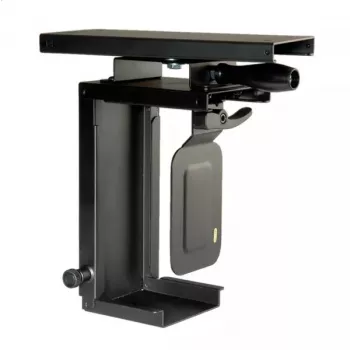 Suporte de CPU sob a secretária ROLINE suporte para mini PC extensível com função de rotação preto