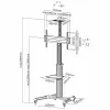 Suporte de TV ROLINE 17.03.1260 177,8 cm (70 polegadas)