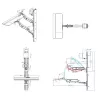 Estação de trabalho para montagem em parede VALUE Pneumatic