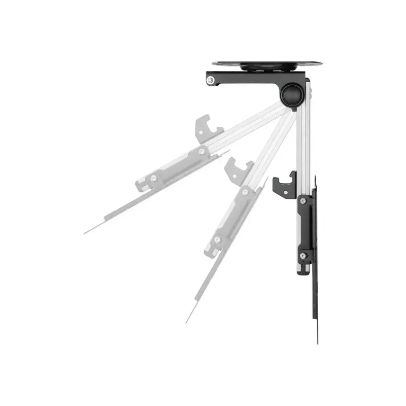 Suporte/base de TV VALUE 17.99.1186 para 43,2 cm a 94 cm (17 polegadas – 37 polegadas), VESA 75×75–200×200, inclinável 0–90°, orientável ±45°, 20 kg, preto