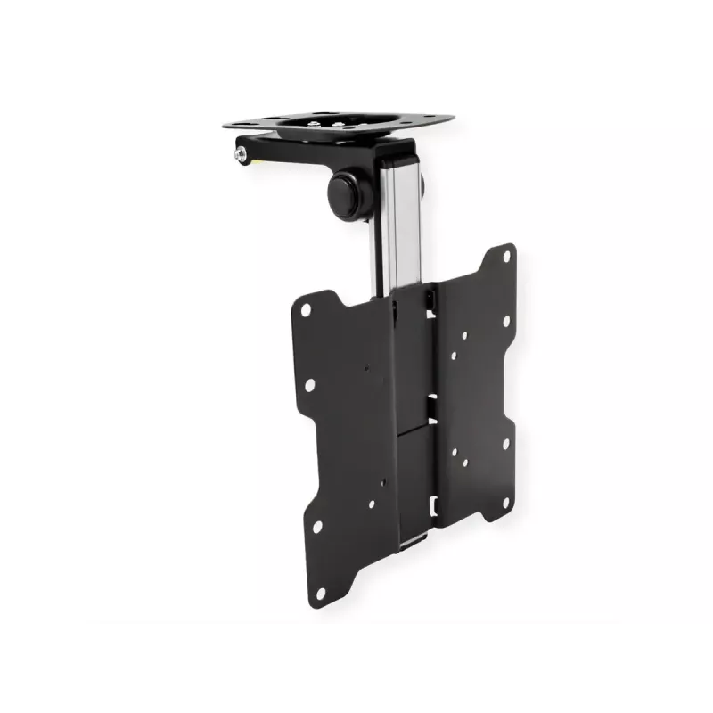 Suporte/base de TV VALUE 17.99.1186 para 43,2 cm a 94 cm (17 polegadas – 37 polegadas), VESA 75×75–200×200, inclinável 0–90°, orientável ±45°, 20 kg, preto