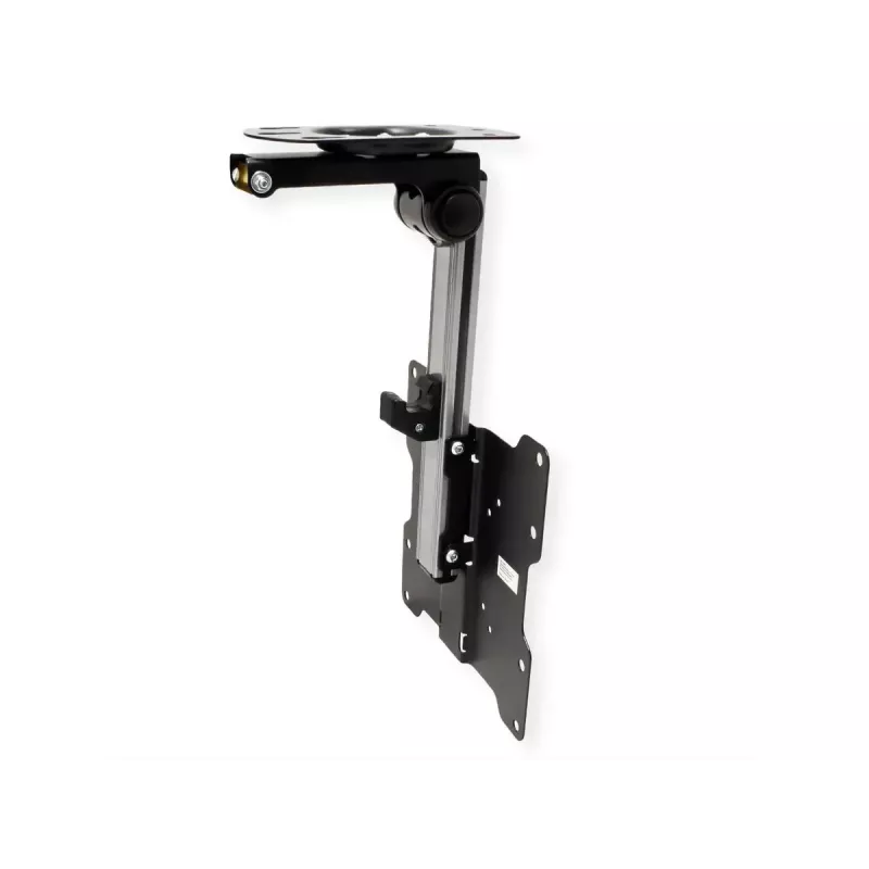 Suporte/base de TV VALUE 17.99.1186 para 43,2 cm a 94 cm (17 polegadas – 37 polegadas), VESA 75×75–200×200, inclinável 0–90°, orientável ±45°, 20 kg, preto