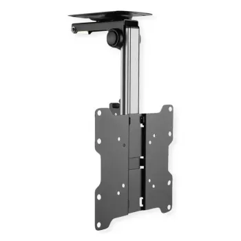 Suporte/base de TV VALUE 17.99.1186 para 43,2 cm a 94 cm (17 polegadas – 37 polegadas), VESA 75×75–200×200, inclinável 0–90°, orientável ±45°, 20 kg, preto
