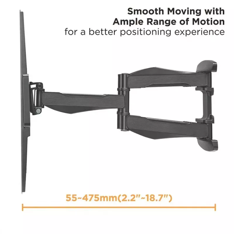 Suporte de parede para TV VALUE 17.99.1211 2,03 m 45 kg preto