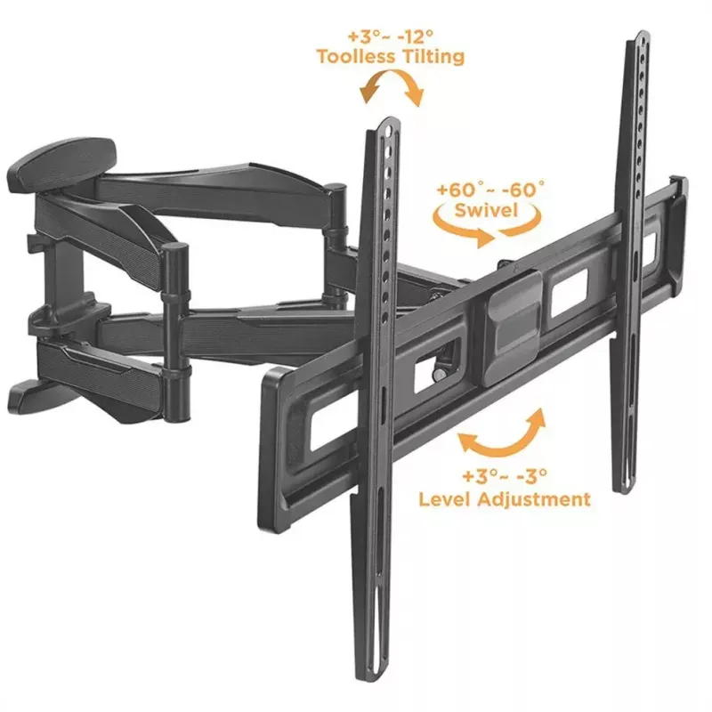 Suporte de parede para TV VALUE 17.99.1211 2,03 m 45 kg preto