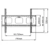 Suporte de parede VALUE para TV LCD/plasma perfil plano