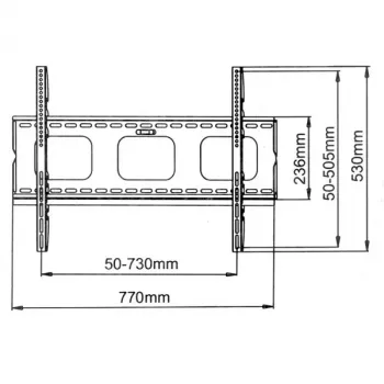 Suporte de parede VALUE para TV LCD/plasma perfil plano