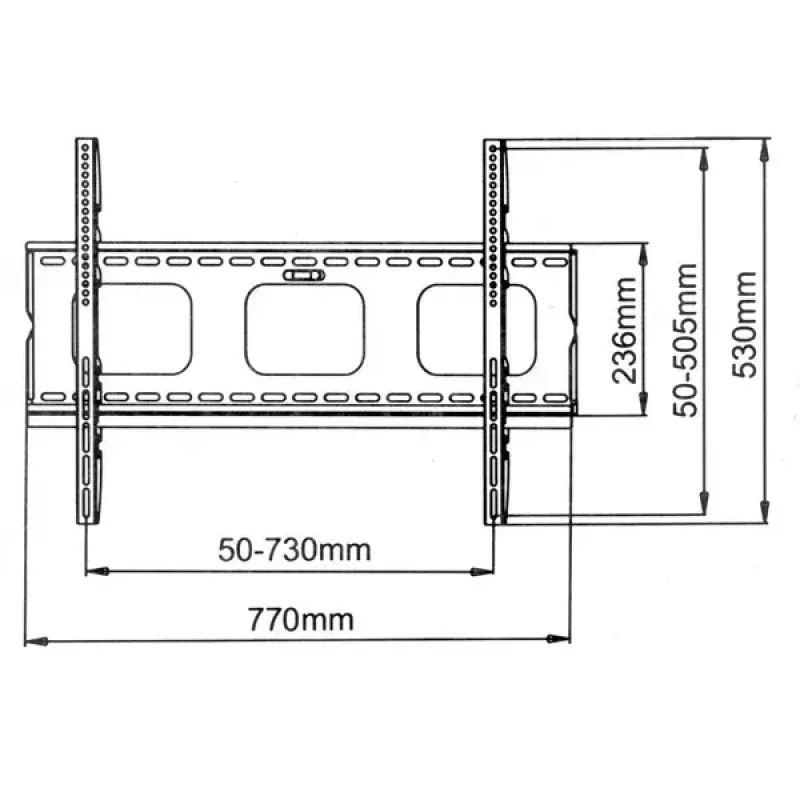 Suporte de parede VALUE para TV LCD/plasma perfil plano
