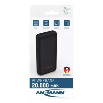 Bateria portátil Ansmann PB212 20000 mAh