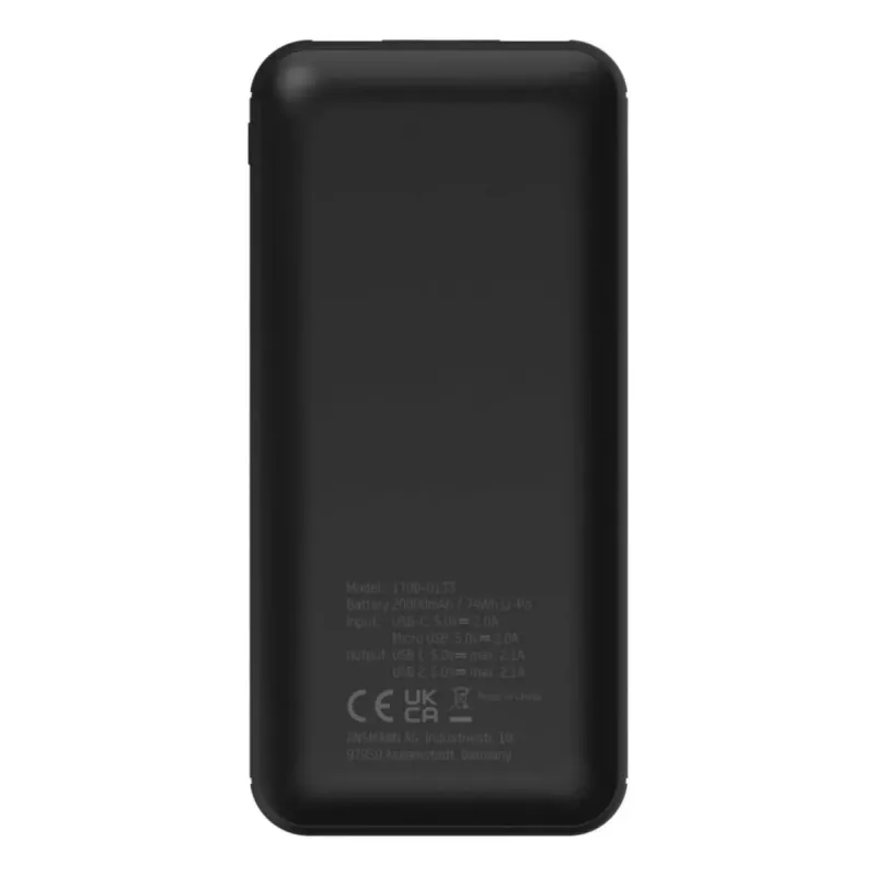 Bateria portátil Ansmann PB212 20000 mAh