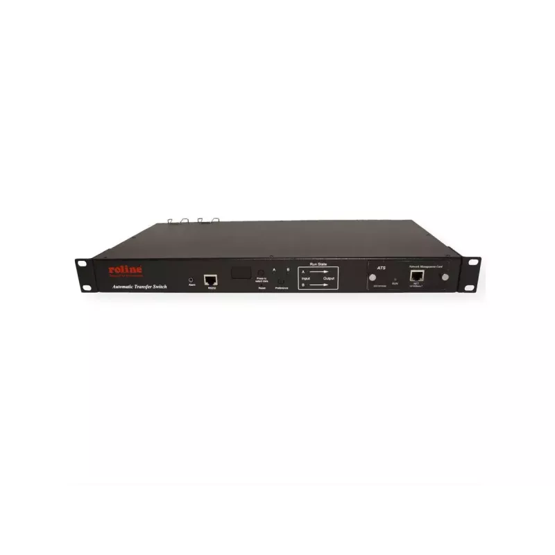 ROLINE 19.07.3415 comutador de transferência automático ATS 220-240V 50Hz 1U para rack