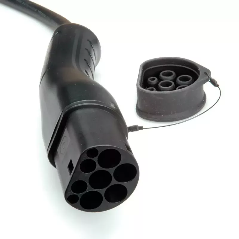 Cabo de carregamento para veículos elétricos ROLINE 3 m Type 2 7,4 kW preto