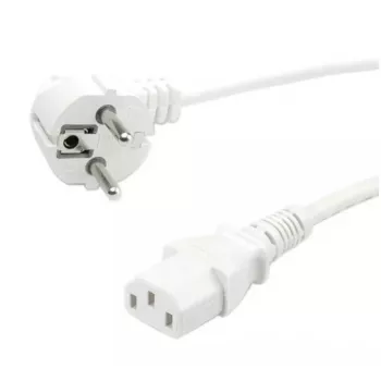 Cabo de alimentação VALUE 19.99.1016 branco 0,6 m CEE7/7 IEC 320