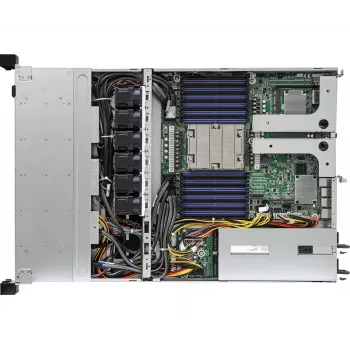 Caixa de computador ASRock 1U12E-GENOA/2L2T rack (1U) cinzento