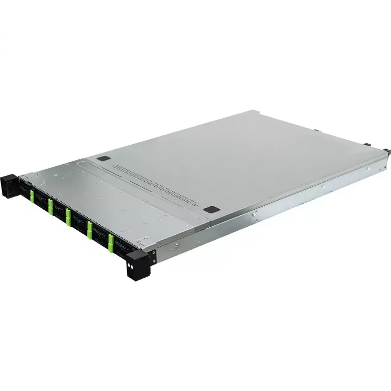 Caixa de computador ASRock 1U12E-GENOA/2L2T rack (1U) cinzento
