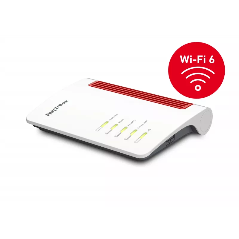 Box FRITZ! 7530 AX router Wi-Fi Gigabit Ethernet dual band (2,4 GHz / 5 GHz) branco