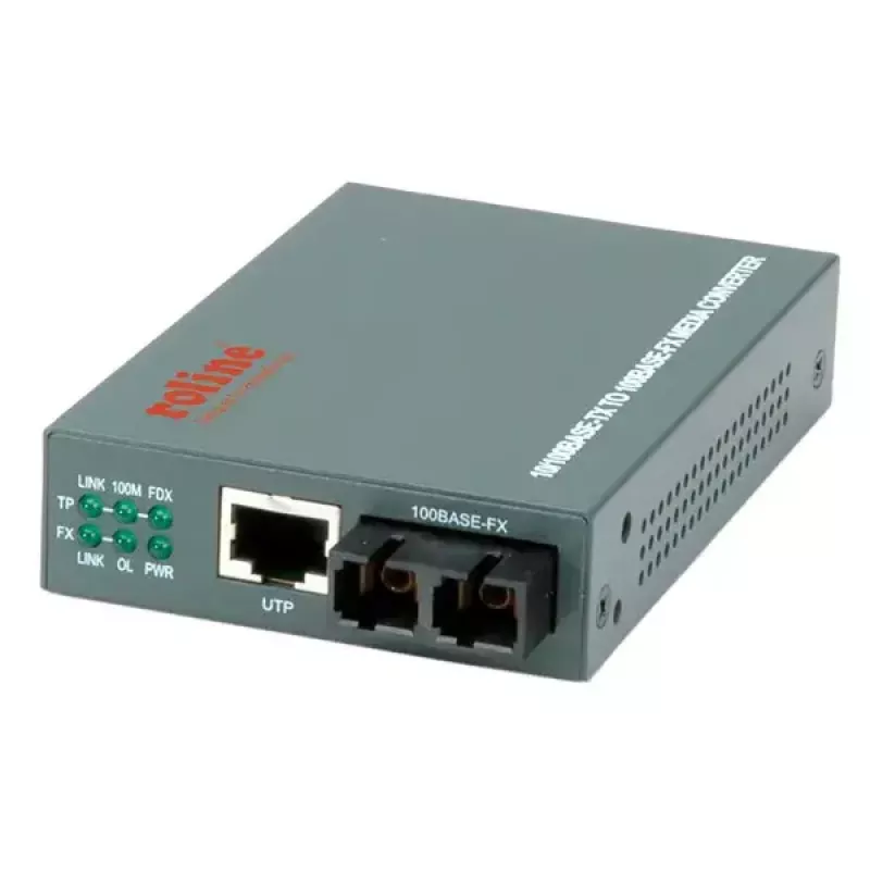 Conversor Fast Ethernet ROLINE RC-100FX/SC