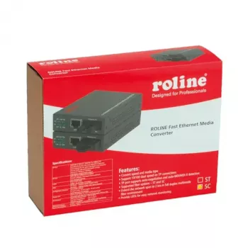 Conversor Fast Ethernet ROLINE RC-100FX/SC