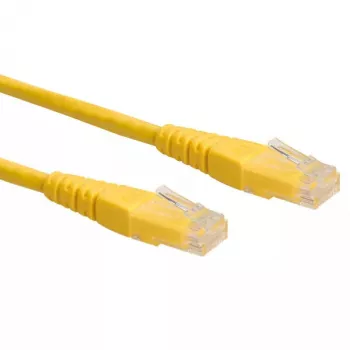 Cabo de rede ROLINE UTP patch Cat.6 RJ-45 0,3 m amarelo