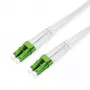 Cabo de fibra ótica ROLINE 21158630 1 m 2x LC OS2 branco